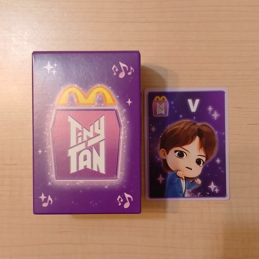 Tiny Tan BTS V McDonald's Happy Meal Toy Figurine